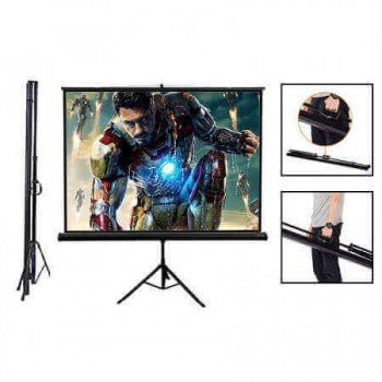 Apollo Tripod Projector Screen 70"x70"