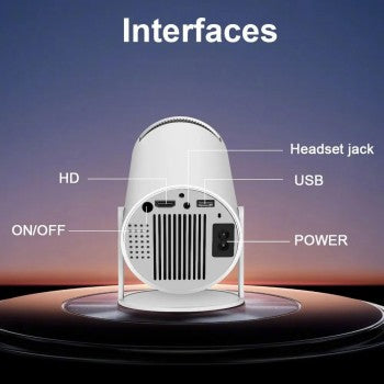 HY300 Android Smart Projector | WiFi & Bluetooth সহ HD Mini LED প্রজেক্টর