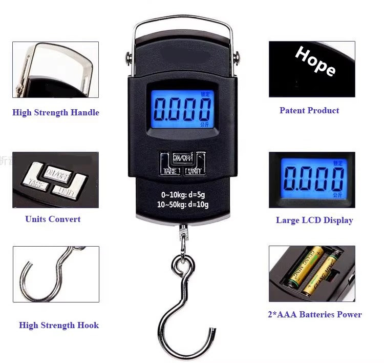 Digital Hanging Portable  Weight Scale